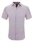 Short Sleeve Core Geo - Pink Stars