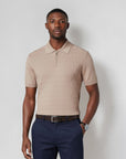 Amolde Knit Polo - Tan