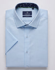 Short Sleeve Core Geo - Sky Grid