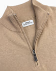 1/4 Zip Cashmere Feel Sweater