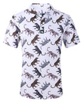 Men's Performance 4-Way Stretch Golf Polo White 2