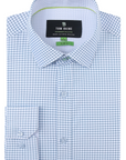 UN-Solid Stretch - Gingham Blue