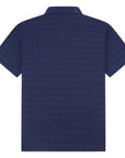 Classic Textured Performance Polo (NAVY)