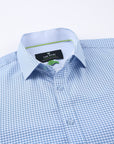 UN-Solid Stretch - Gingham Blue