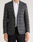 Maclean Plaid Sport Coat - Black