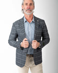 Maclean Plaid Sport Coat - Black