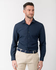Cloud Essentials Tech™ Dress Shirt - Navy