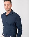 Cloud Essentials Tech™ Dress Shirt - Navy