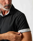 Short Sleeve Core Geo - Black Infinity