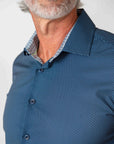 Short Sleeve Core Geo - Navy Grid