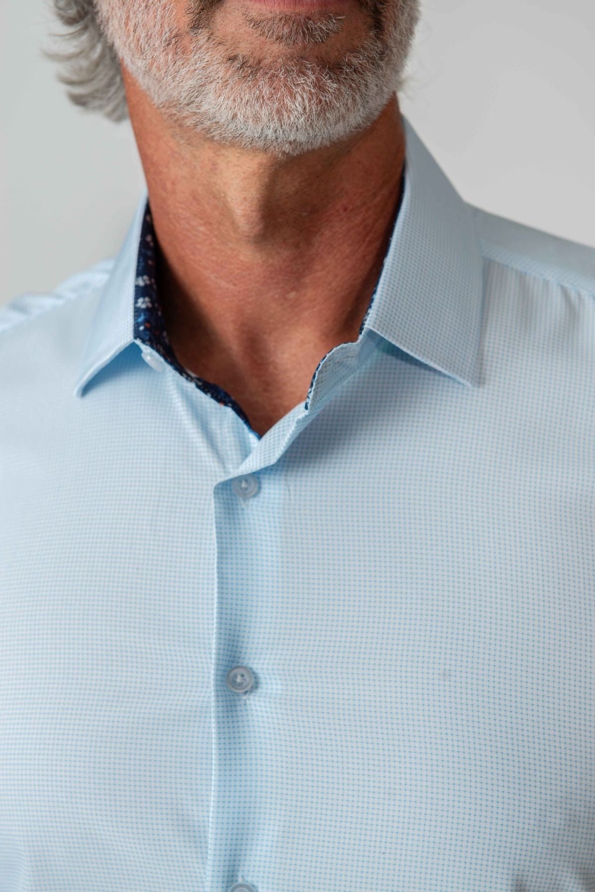 Short Sleeve Core Geo - Sky Grid