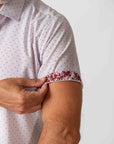 Short Sleeve Core Geo - Pink Stars