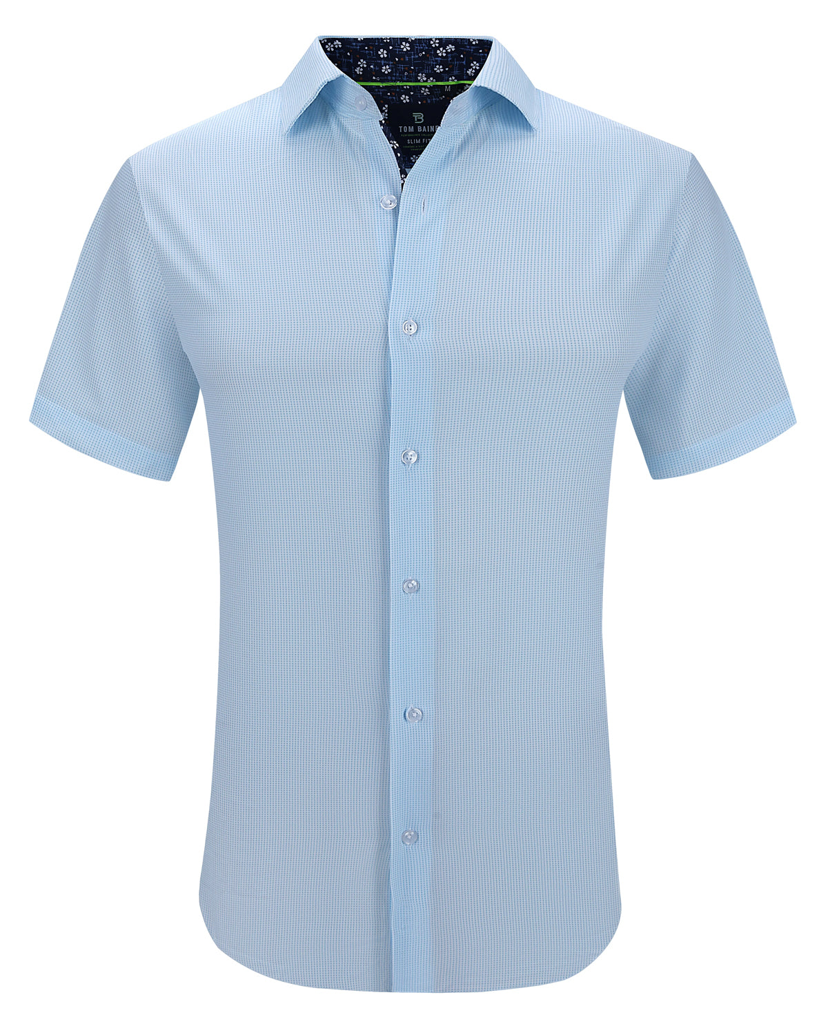 Short Sleeve Core Geo - Sky Grid