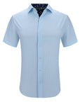 Short Sleeve Core Geo - Sky Grid