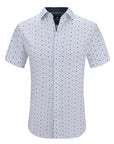 Short Sleeve Core Geo - White Anchor