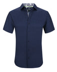 Short Sleeve Core Geo - Micro Navy
