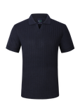 Lucca Knit Polo - Navy