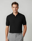 Bellagio Knit Polo - Black