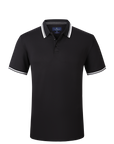 Soft Touch Performace 3 Buttons Polo - Black