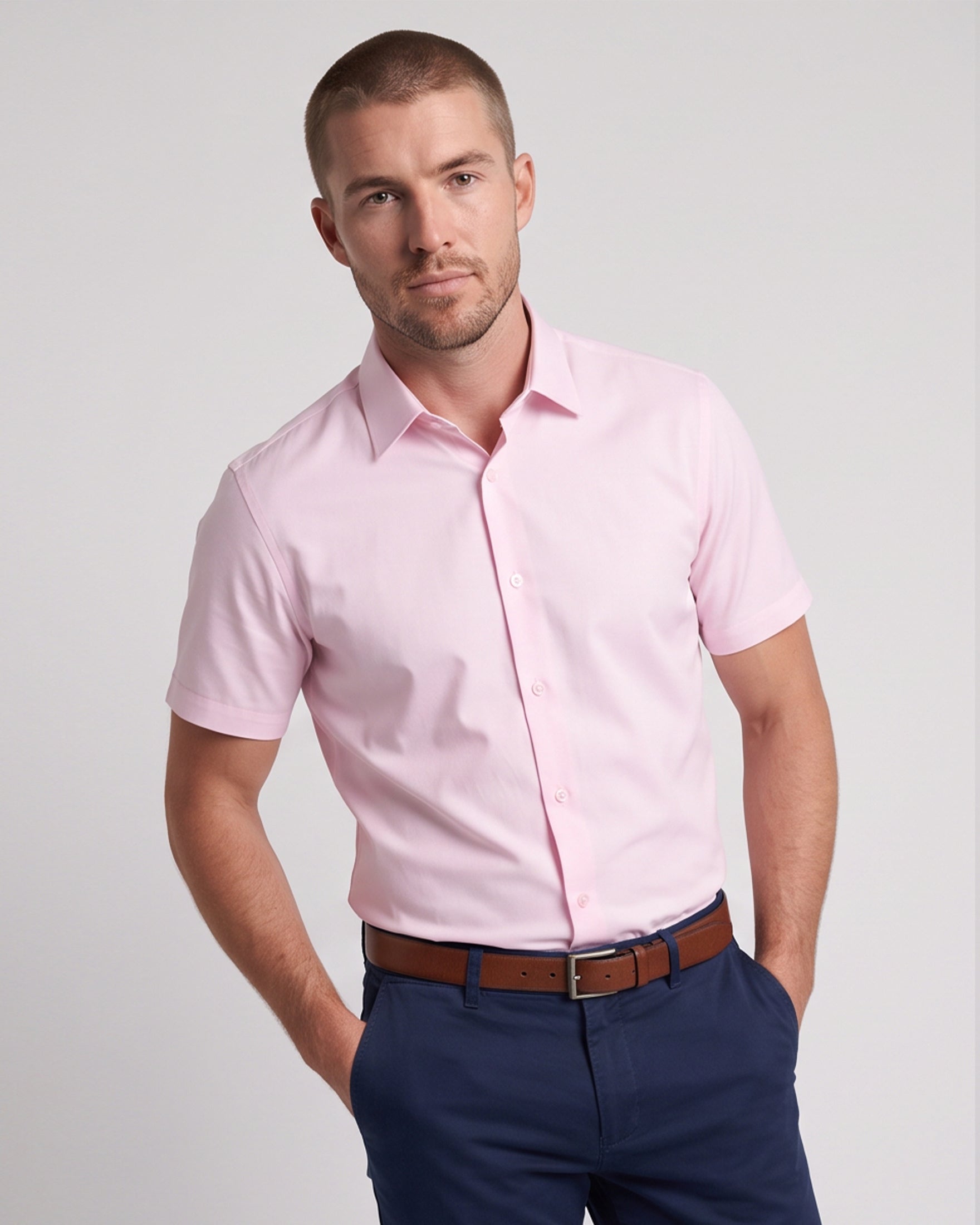 Short Sleeve Core Solid - Pink