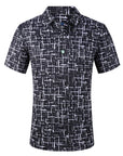 Men's Performance 4-Way Stretch Golf Polo Black