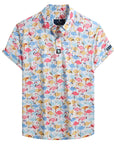Men's Performance 4-Way Stretch Golf Polo Beige
