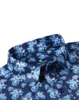 Men's Performance 4-Way Stretch Golf Polo Navy