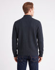 Full Zip Sweater - Navy