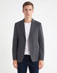 Waffle Sport Coat - Grey