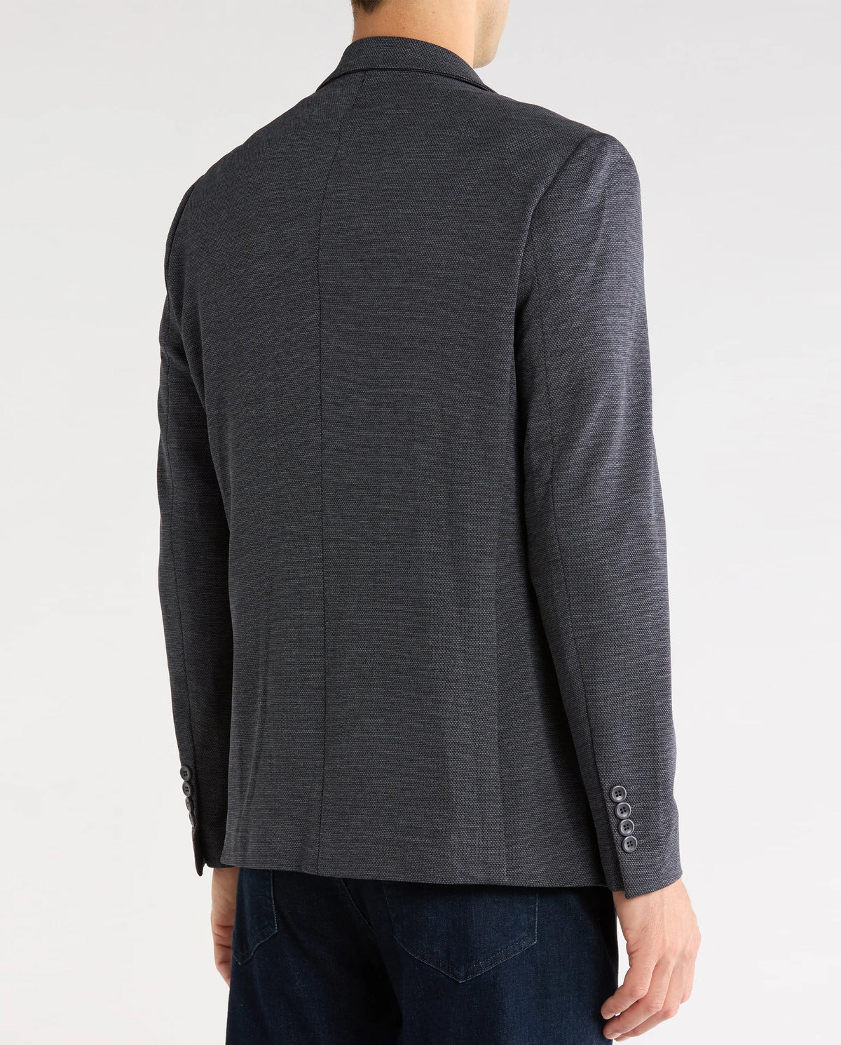 Waffle Sport Coat - Grey