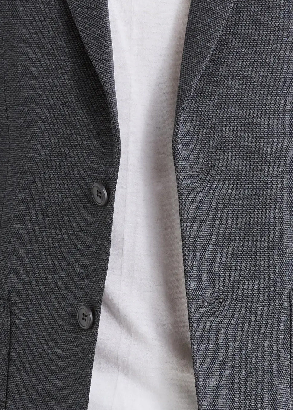 Waffle Sport Coat - Grey