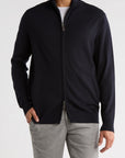 Full Zip Cashmere Feel Sweater
