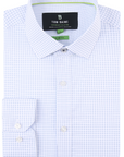 UN-Solid Stretch - Grid White/Blue