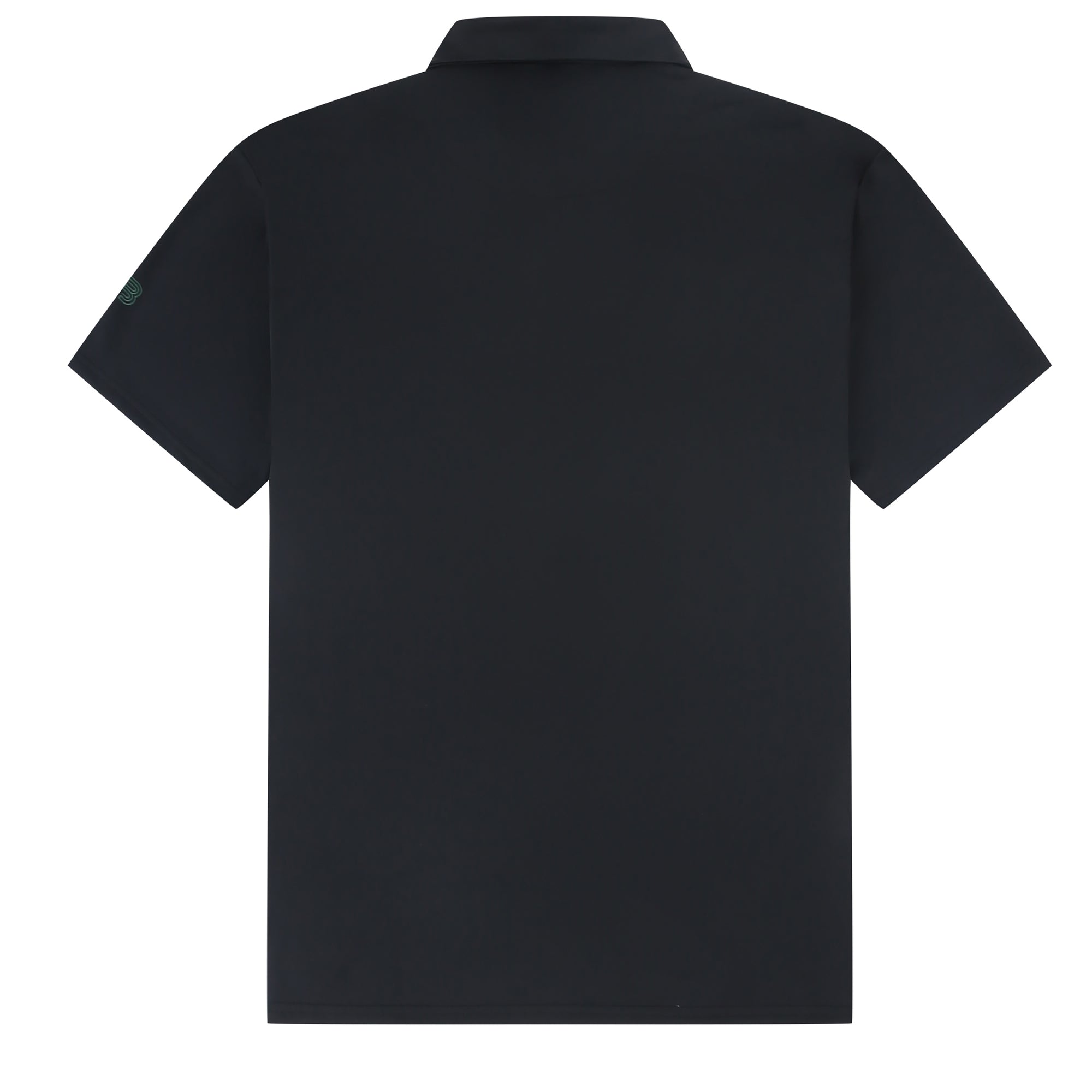 Half Zip Performance Polos (Black)