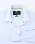 UN-Solid Stretch - Grid White/Blue
