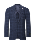 Maclean Plaid Sport Coat - Navy