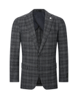 Maclean Plaid Sport Coat - Black