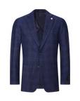 Macloe Plaid Sport Coat - Blue