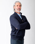 Full Zip Cashmere Feel Sweater